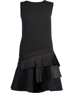 Asymmetrical Pleated Dress