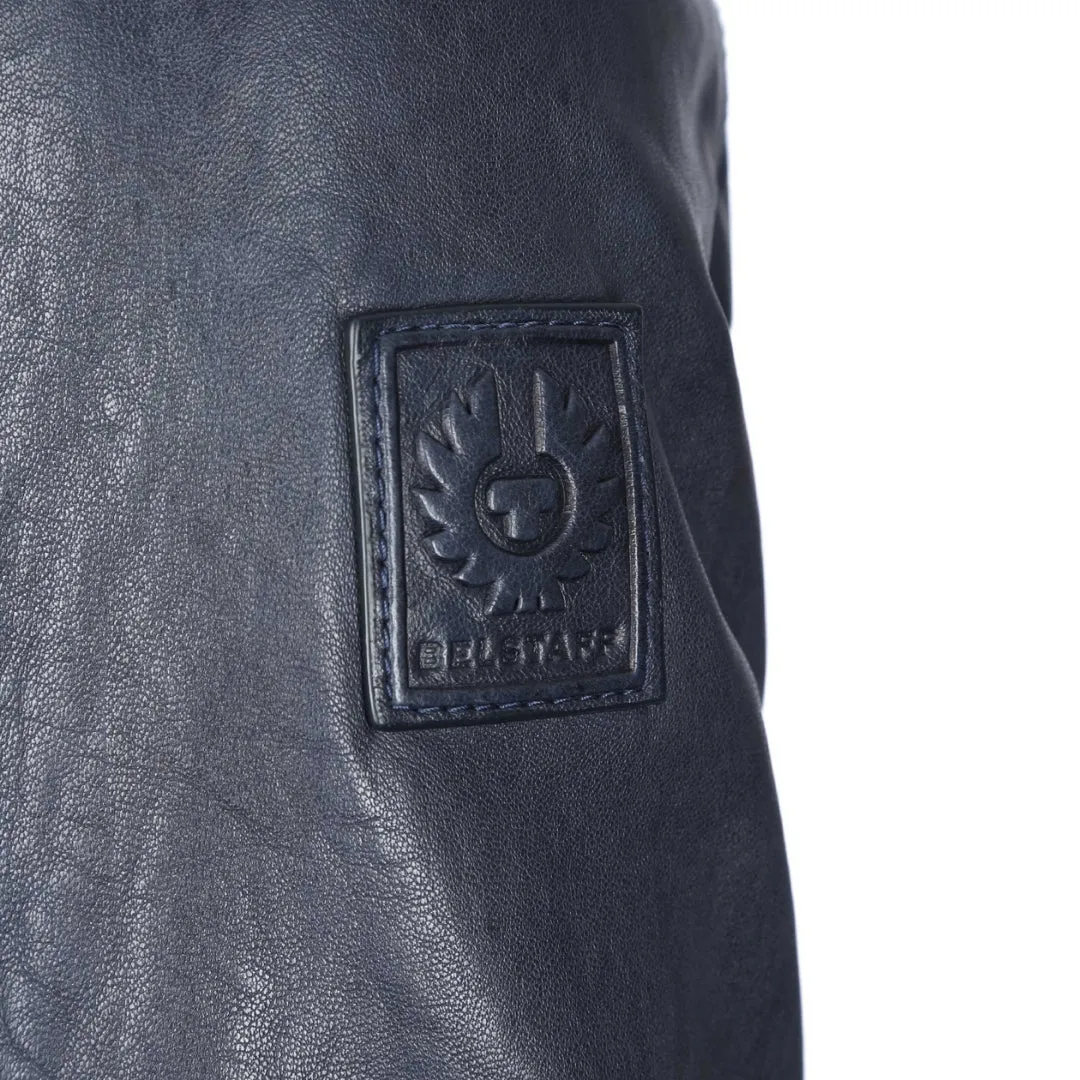 Belstaff Racer Insignia Blue Leather Jacket