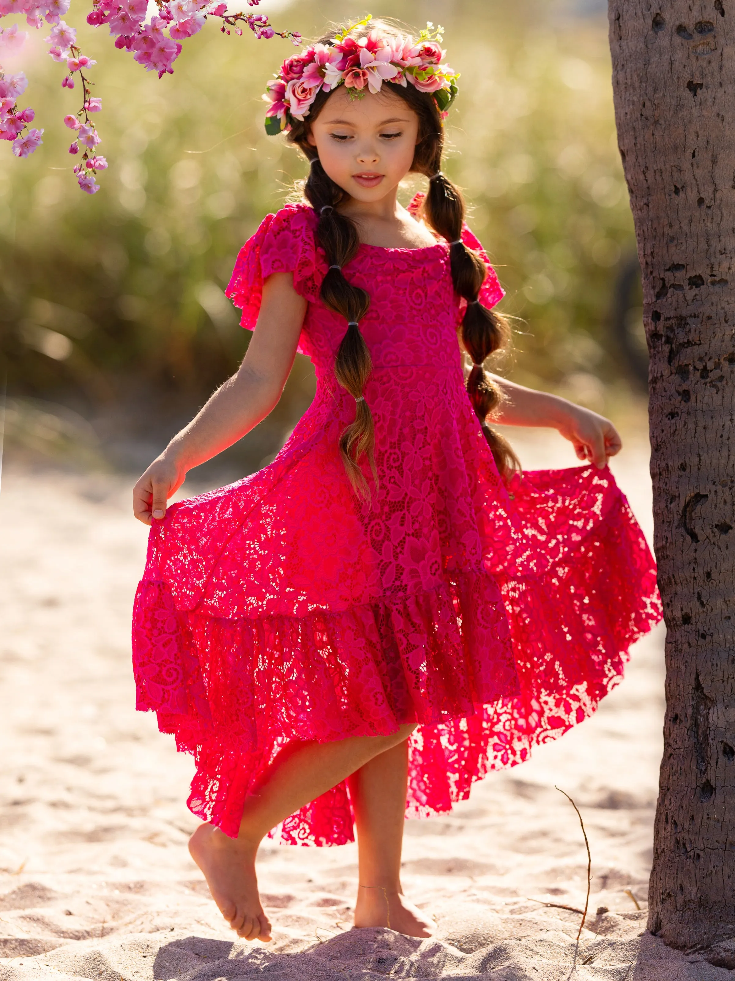 Berry Beautiful Cold Shoulder Maxi Sundress