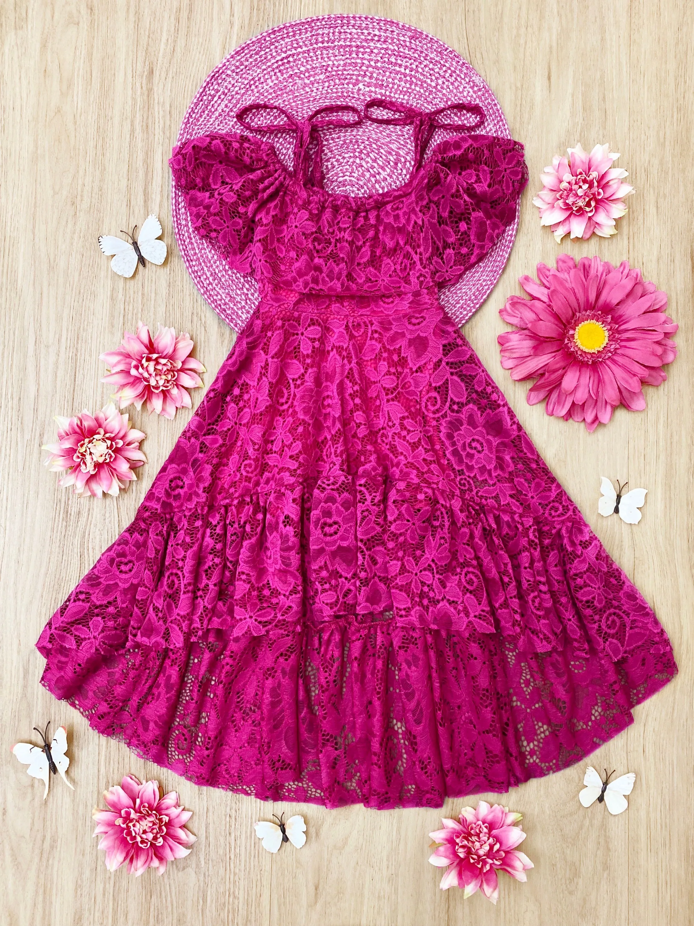 Berry Beautiful Cold Shoulder Maxi Sundress