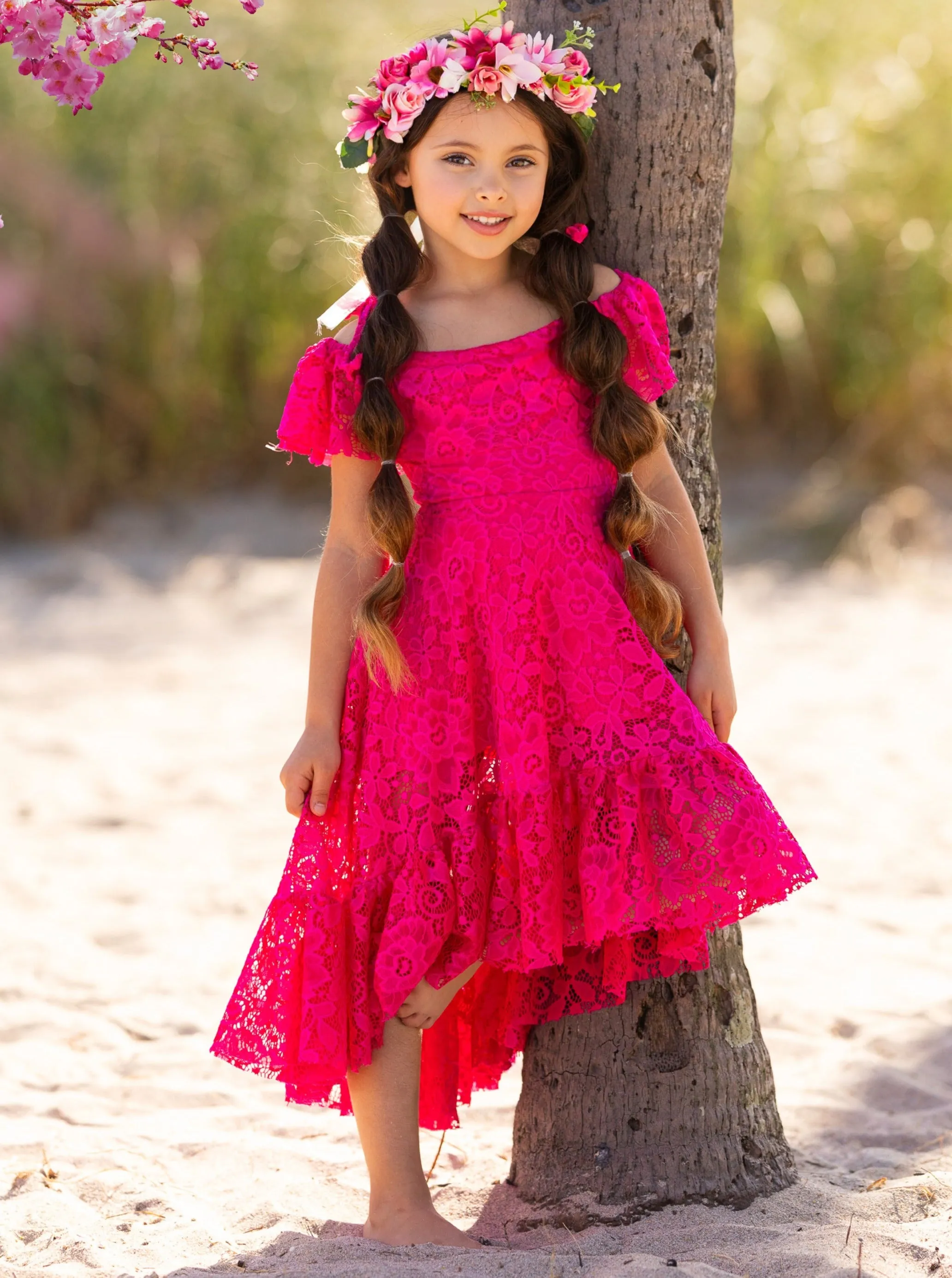 Berry Beautiful Cold Shoulder Maxi Sundress