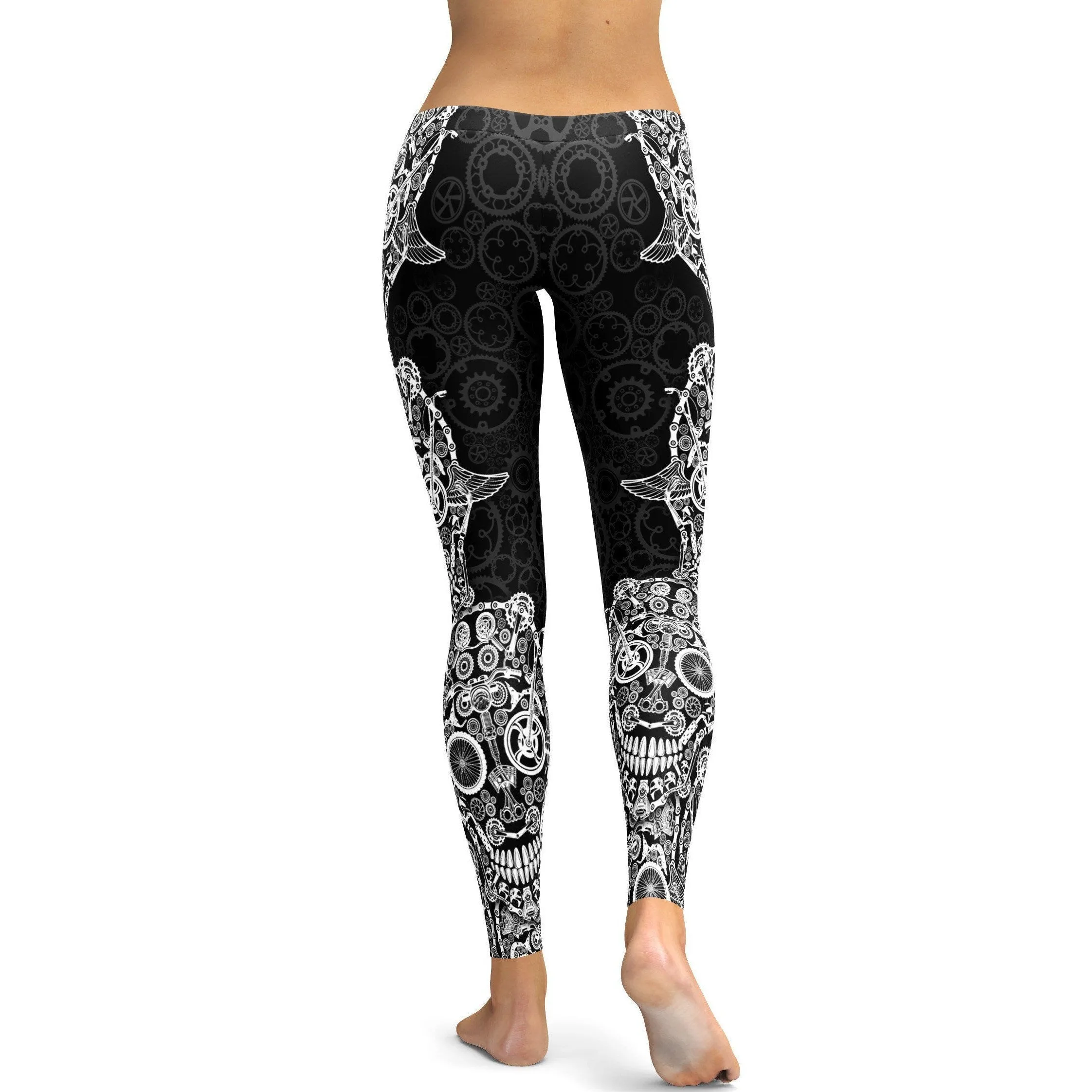 Biker Skull Leggings