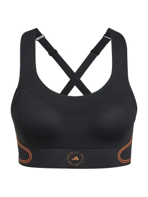 Black and Orange TruePace High Support Sports Bra
