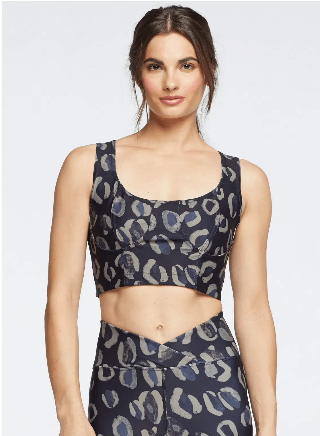 Black Leopard Dolly Sports Bra