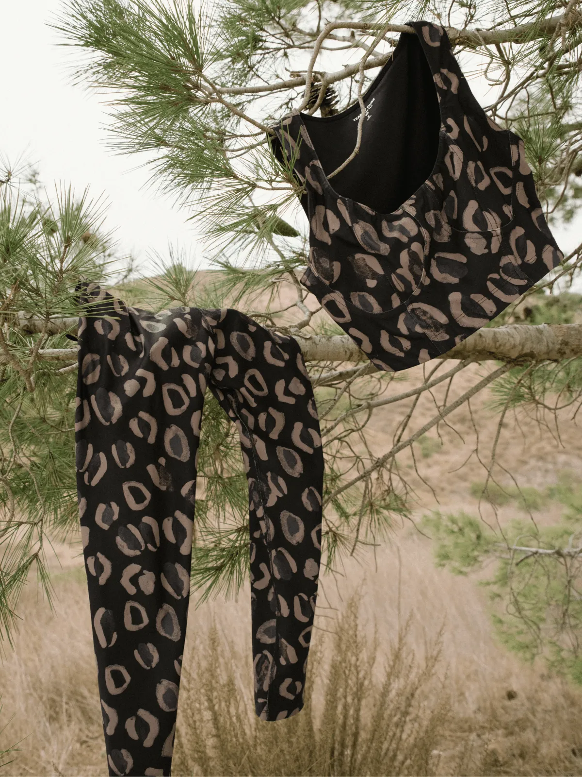 Black Leopard Dolly Sports Bra