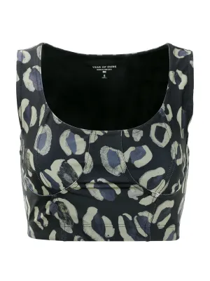 Black Leopard Dolly Sports Bra