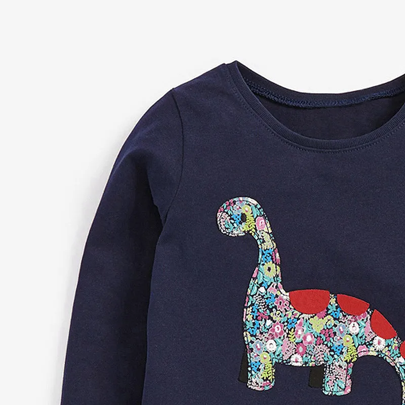 Boys’ Knitted Cotton T-Shirt with Crocodile Graphic – Fun & Comfy