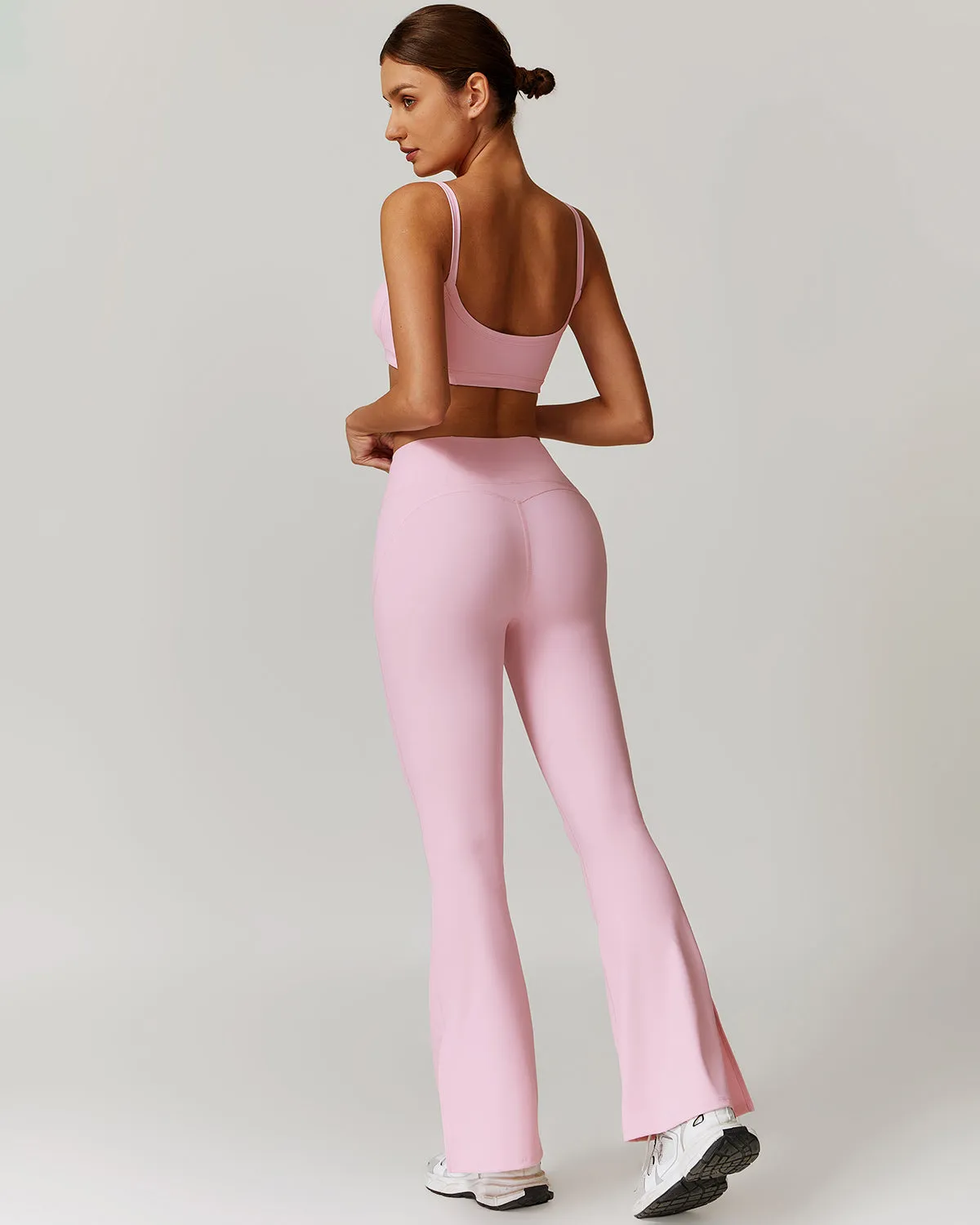 Brynn Flare Leggings - Pink