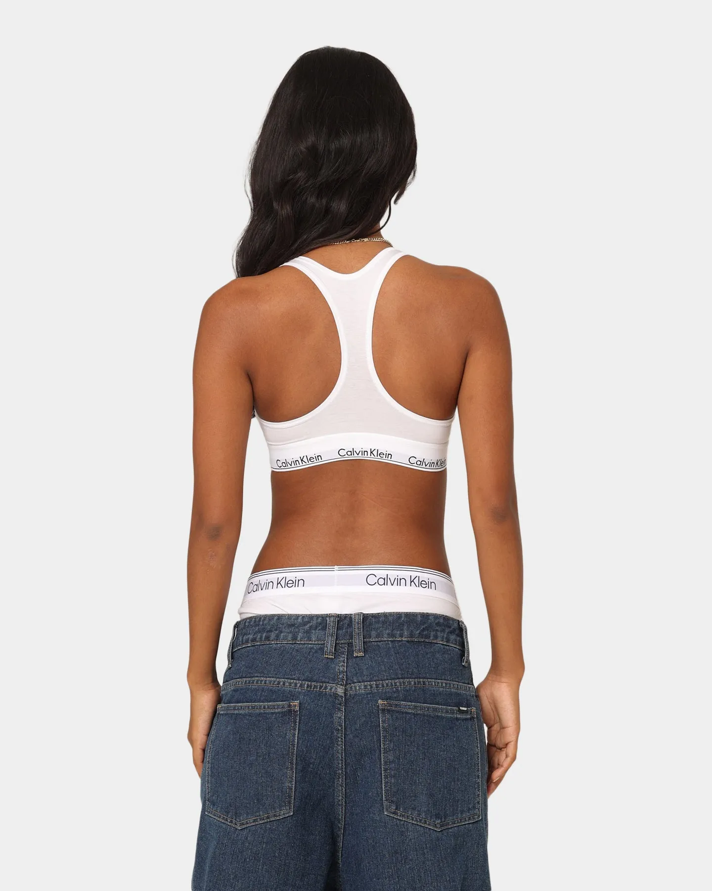 Calvin Klein Women's Modern Cotton Unlined Bralette White
