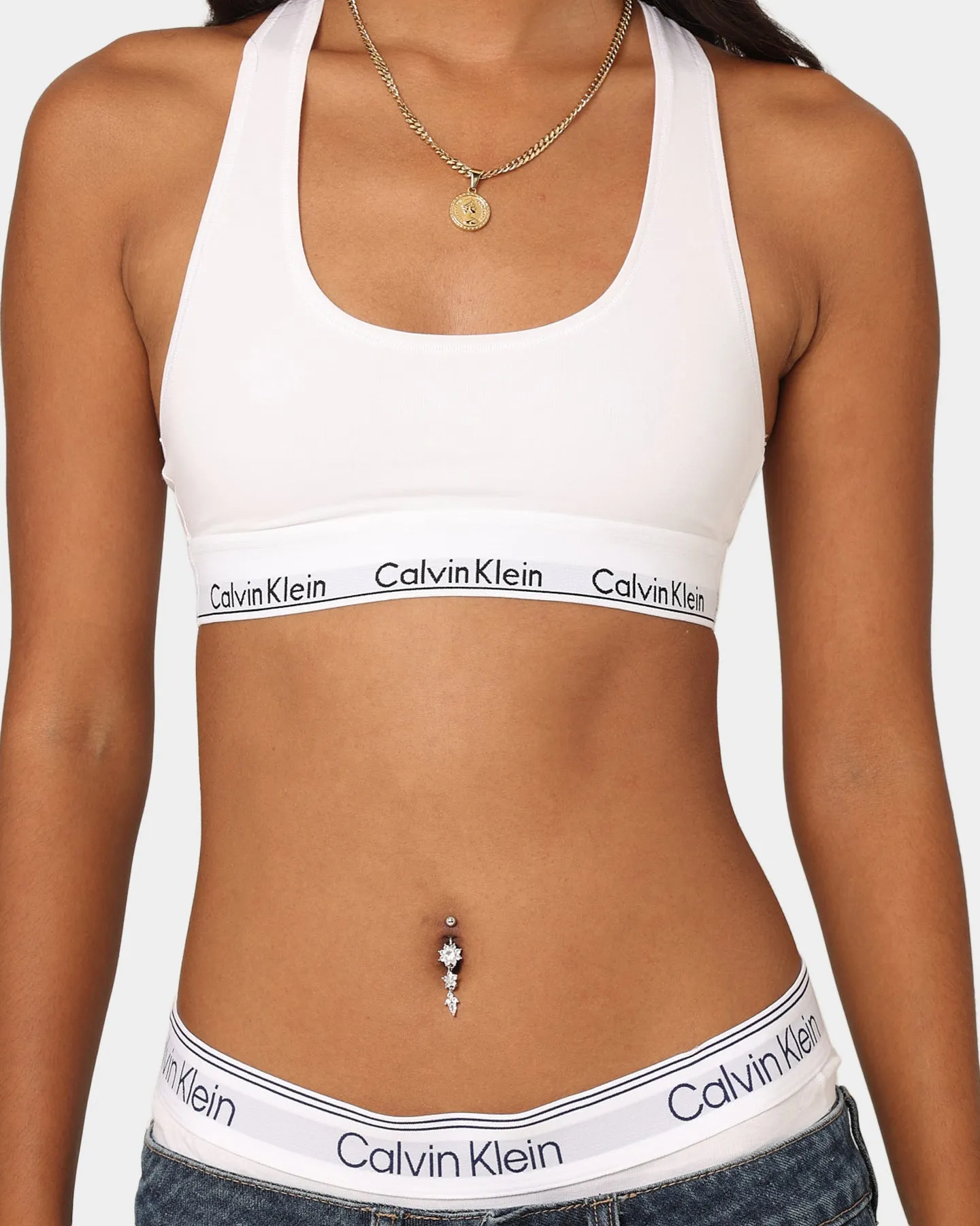 Calvin Klein Women's Modern Cotton Unlined Bralette White
