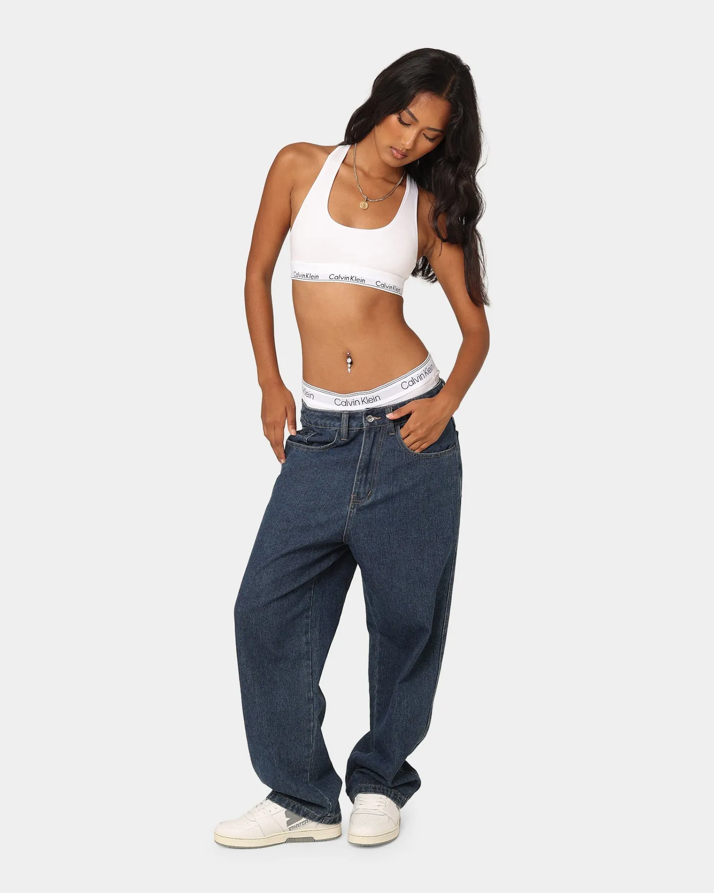 Calvin Klein Women's Modern Cotton Unlined Bralette White