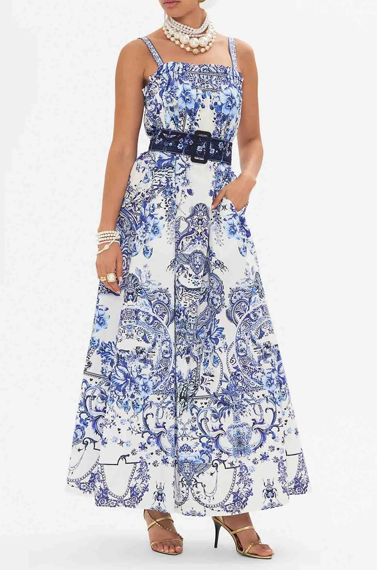 Camilla - Glaze and Graze Wide Strap Sundress