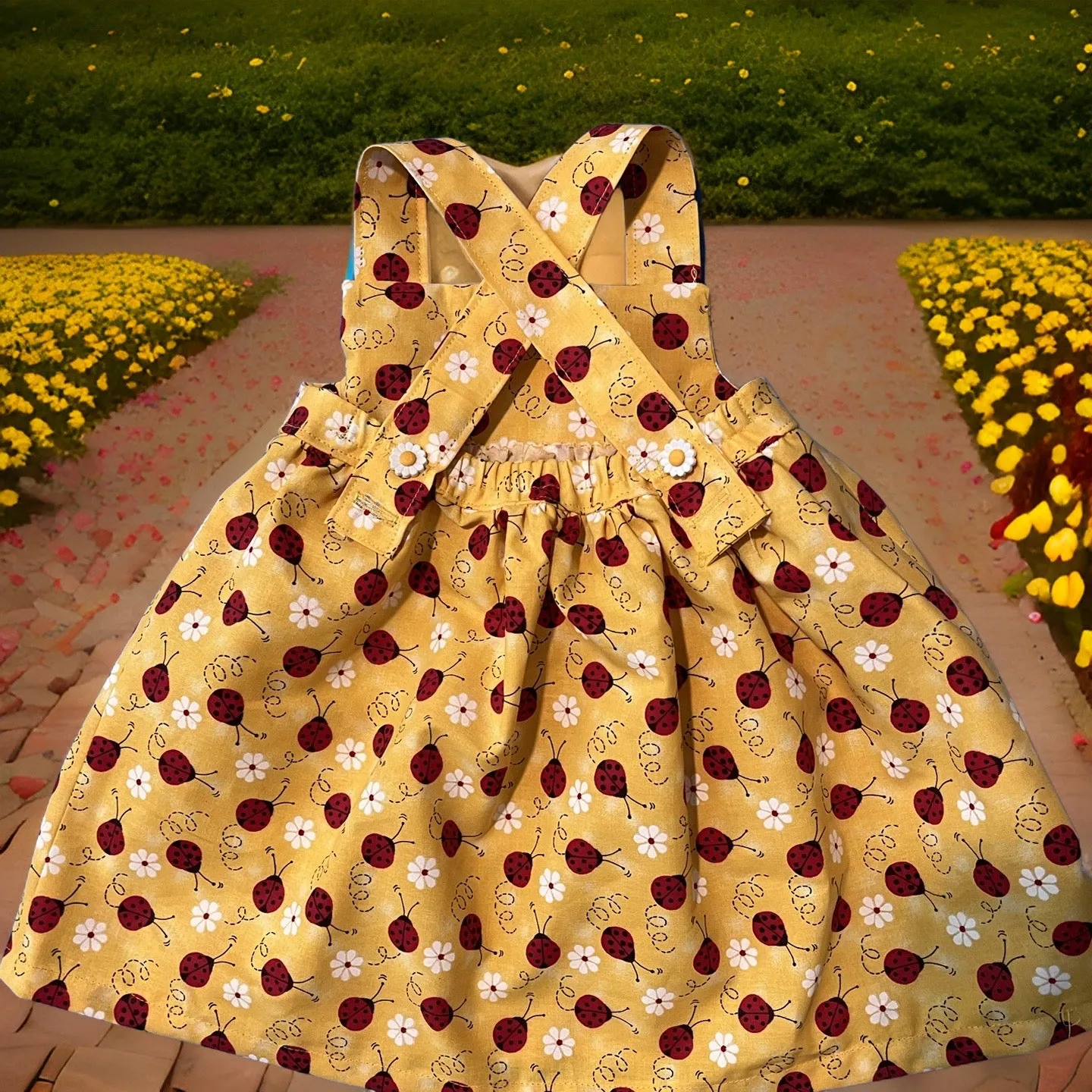 Cute As a Ladybug Infant Sundress