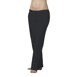 Drawstring Cotton Bootcut Sweatpants Pants with Long Front Pockets Plus Size