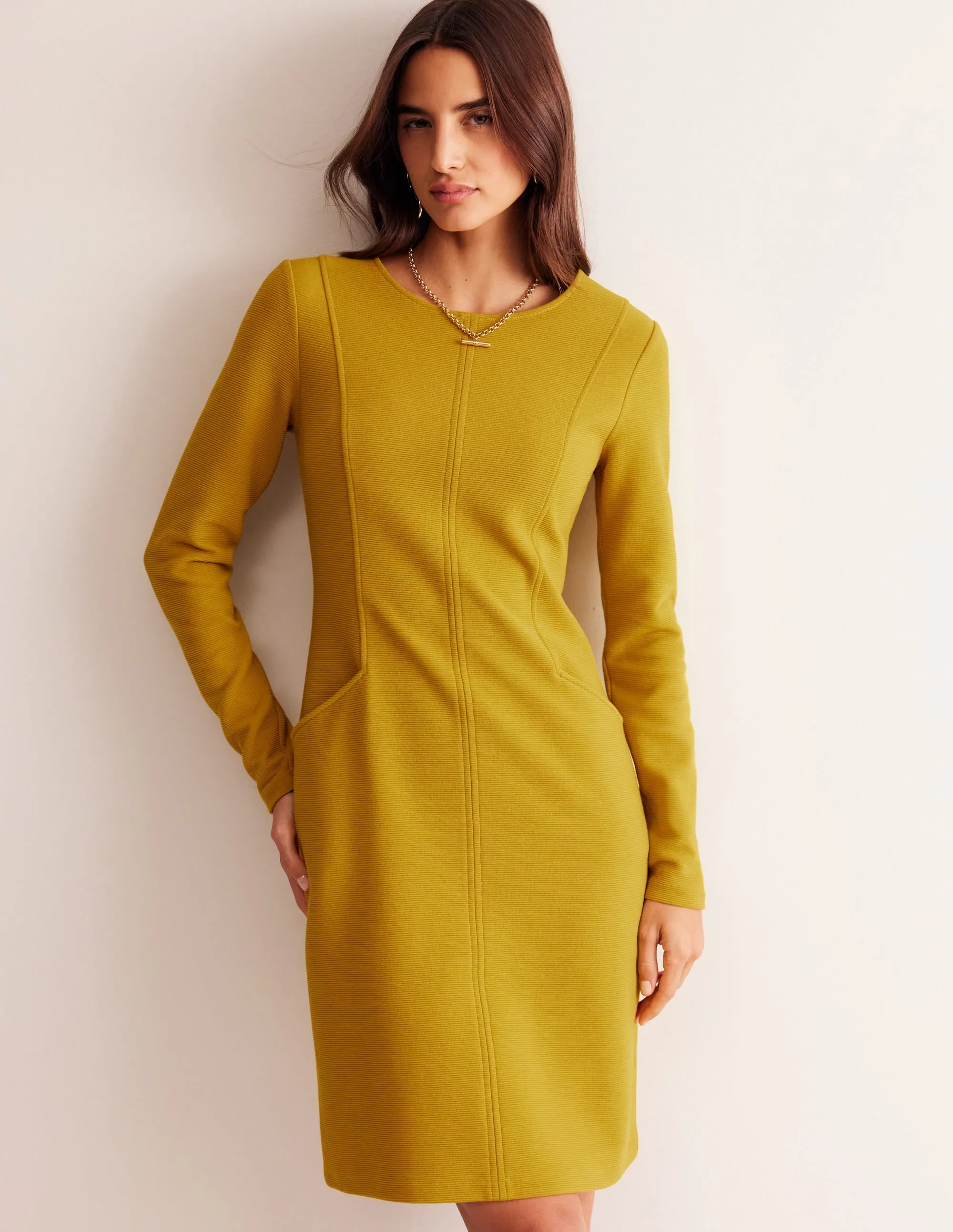 Ellen Ottoman Dress-Antique Gold
