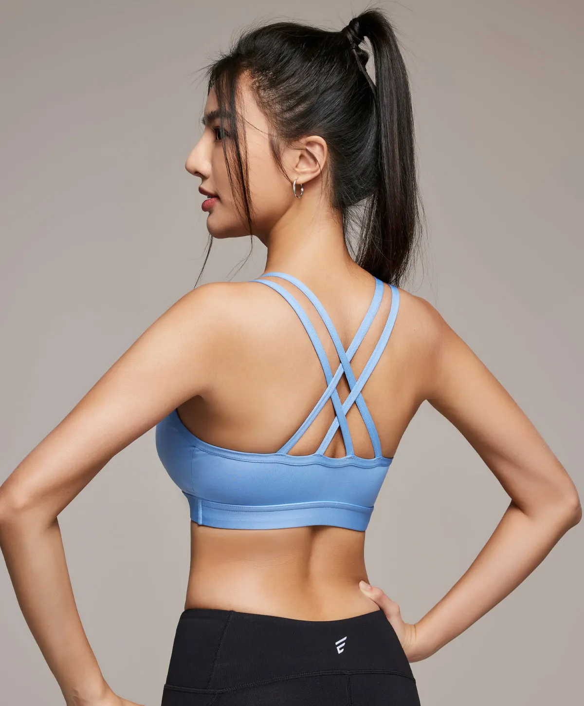 Energized Bohemian Explorer Balance Cross-Back Sports Bra with Print 201-1129C