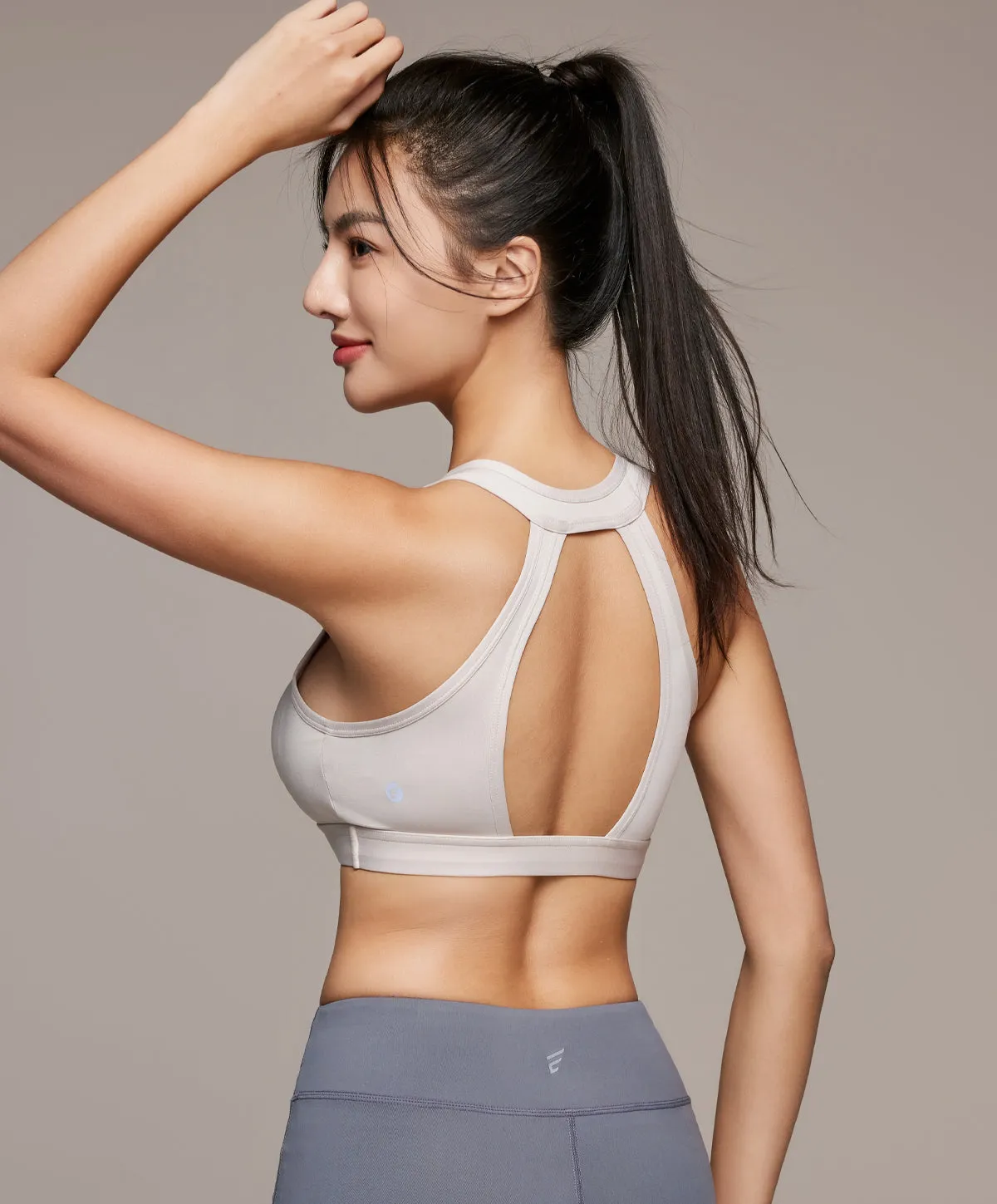 Energized Bohemian Explorer Elevate Sports Bra with Slogan 201-1127C