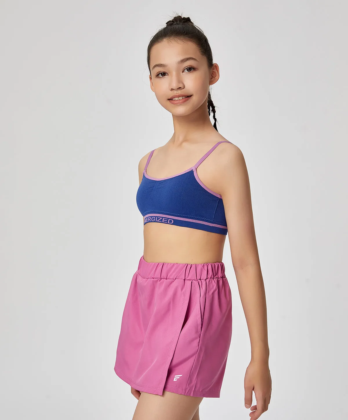 Energized Junior Artletes Seamless Bi-colour Sports Bra