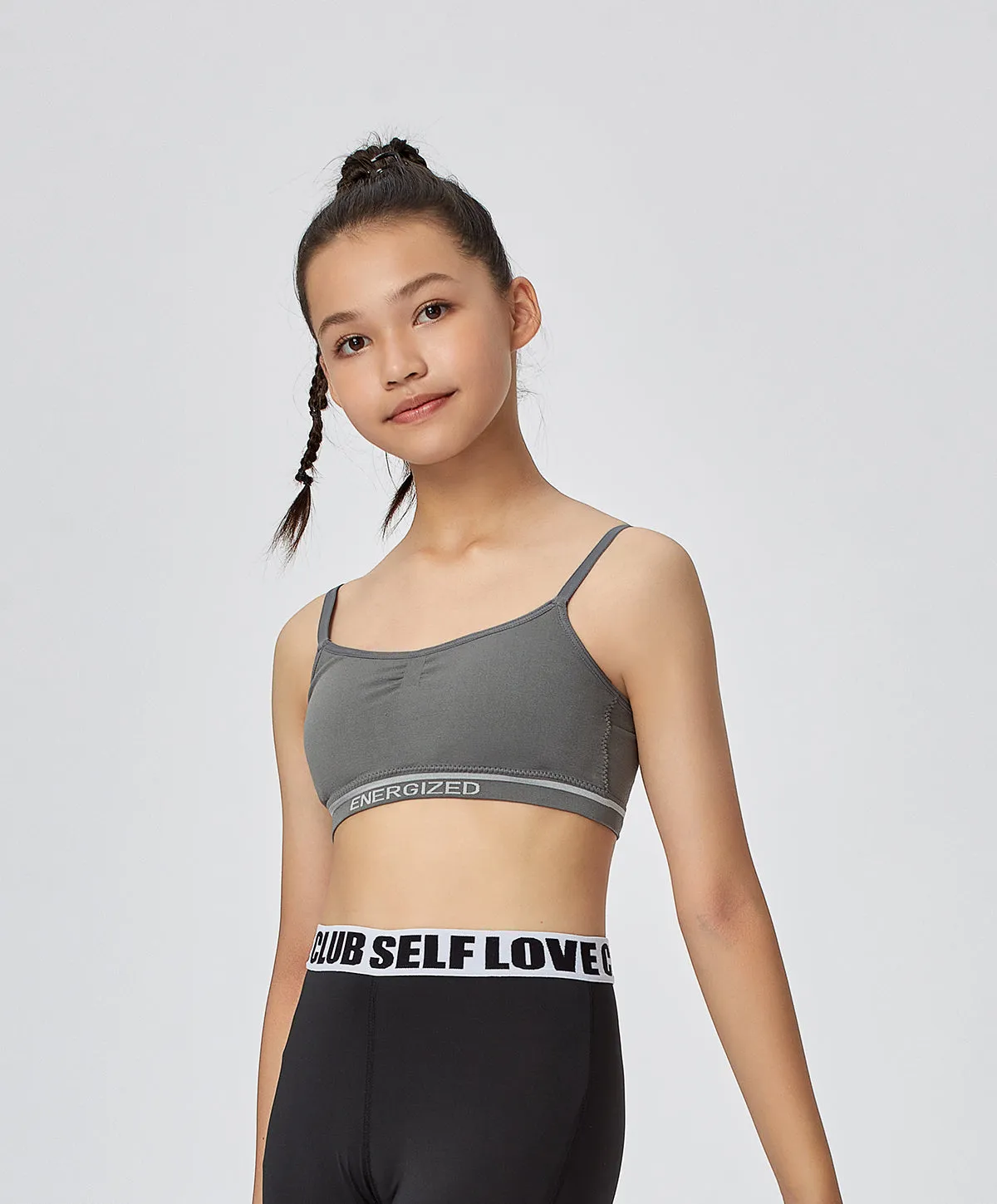 Energized Junior Artletes Seamless Bi-colour Sports Bra
