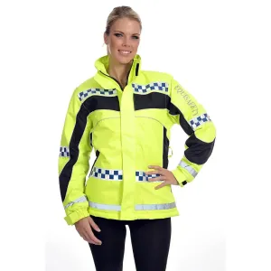 Equisafety Polite Hi Viz Lightweight Adult Riding Jacket - Yellow