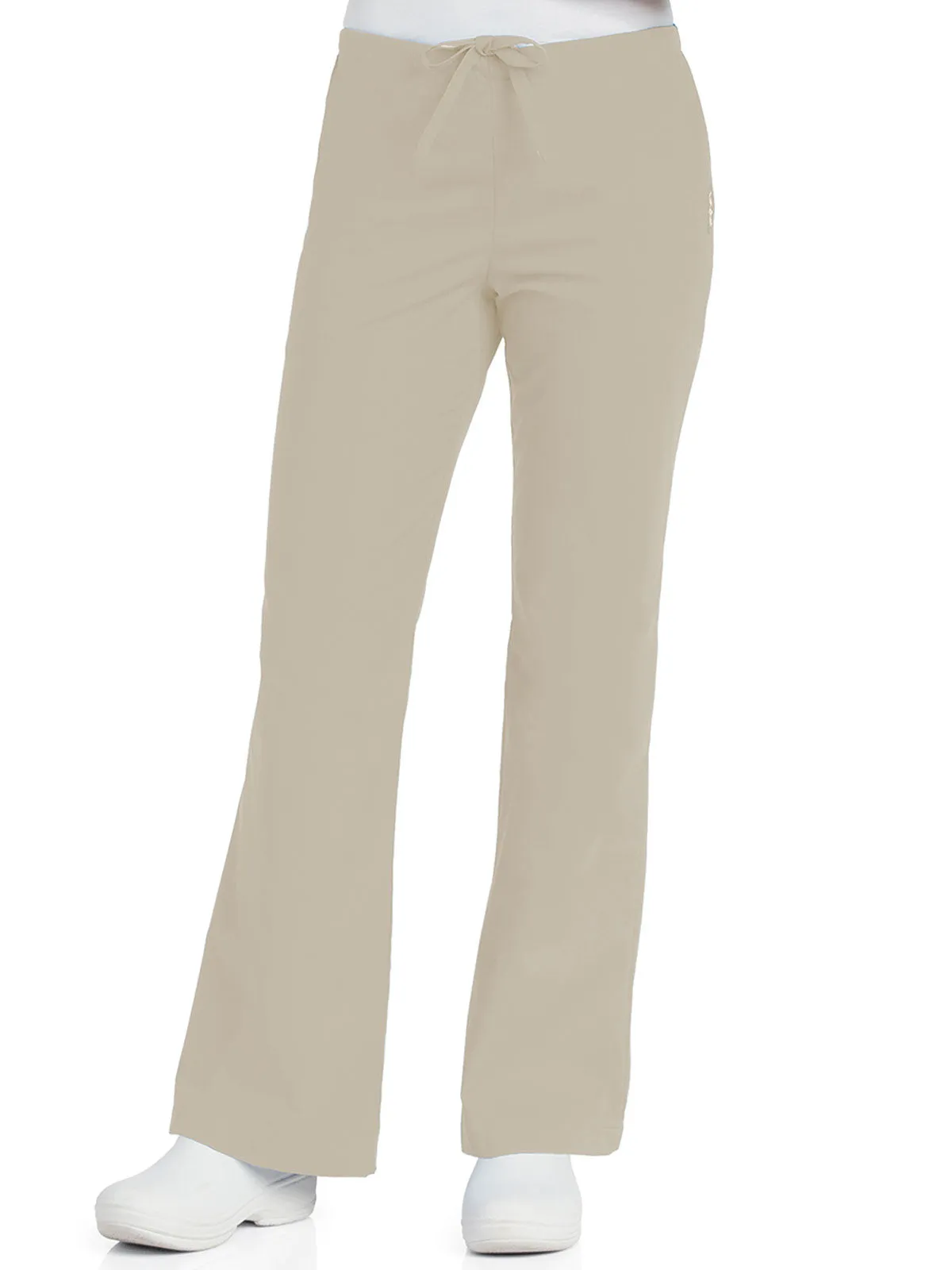 Essentials - Women's Natural Fit Flare Leg Scrub Pants [1]