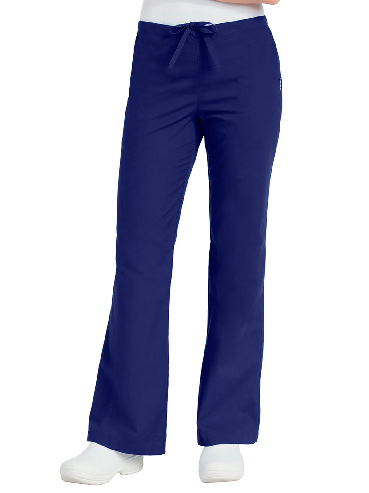 Essentials - Women's Natural Fit Flare Leg Scrub Pants [1]
