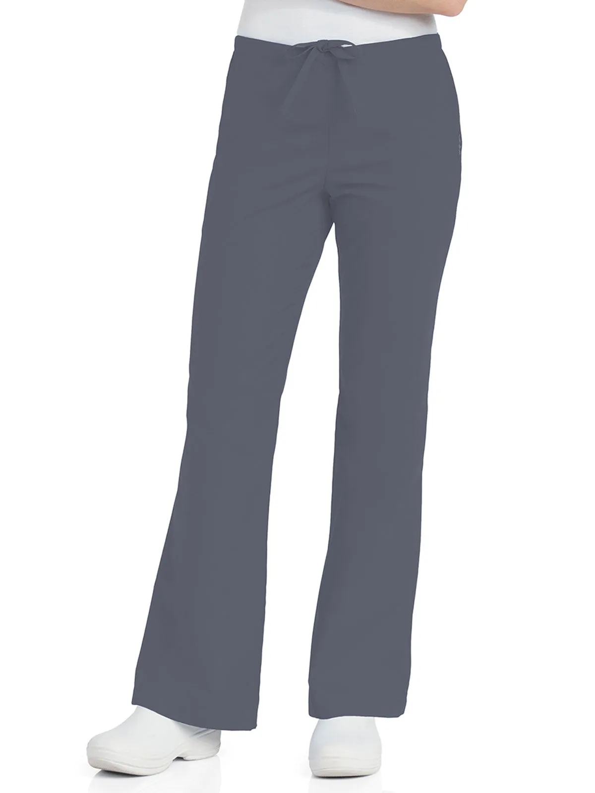 Essentials - Women's Natural Fit Flare Leg Scrub Pants [1]
