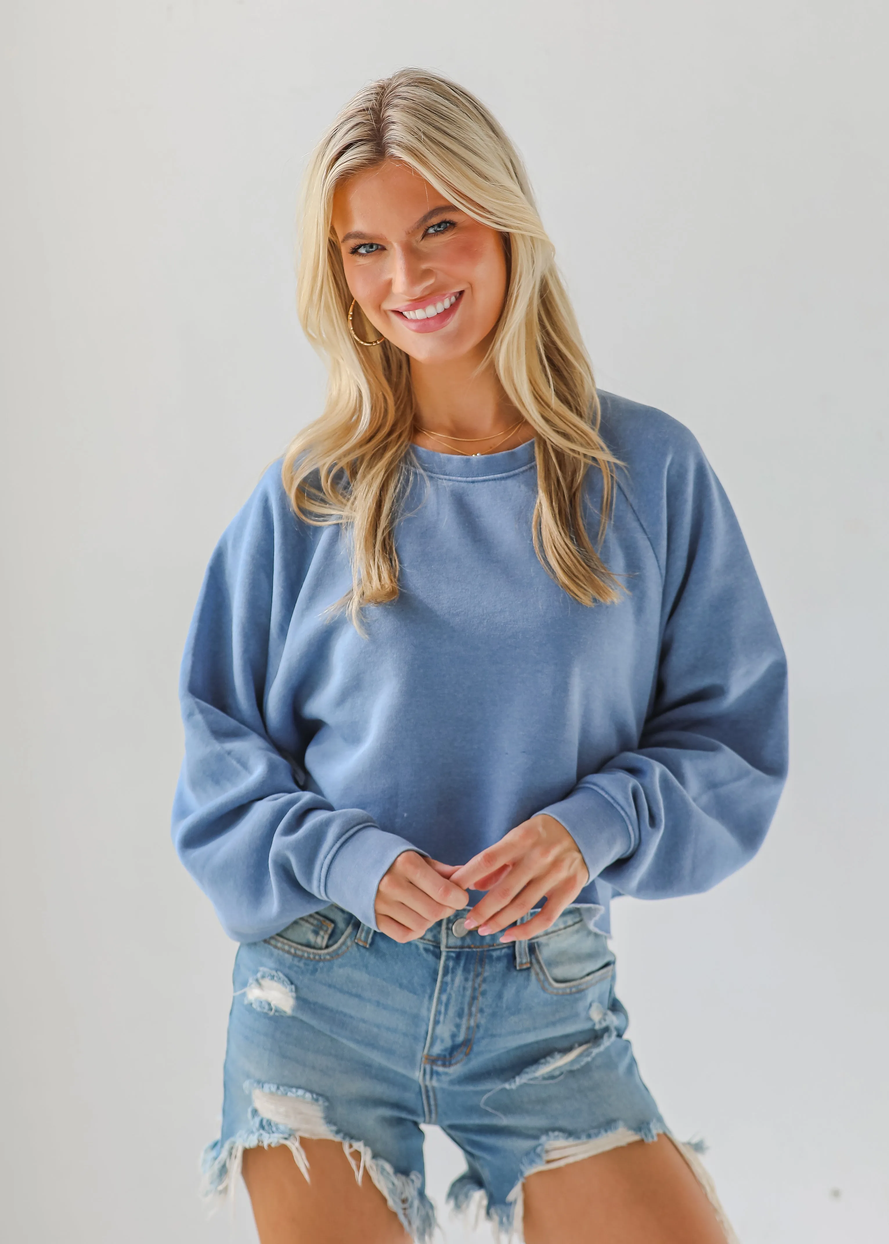 FINAL SALE - Coveted Ease Cropped Pullover - DU DEAL