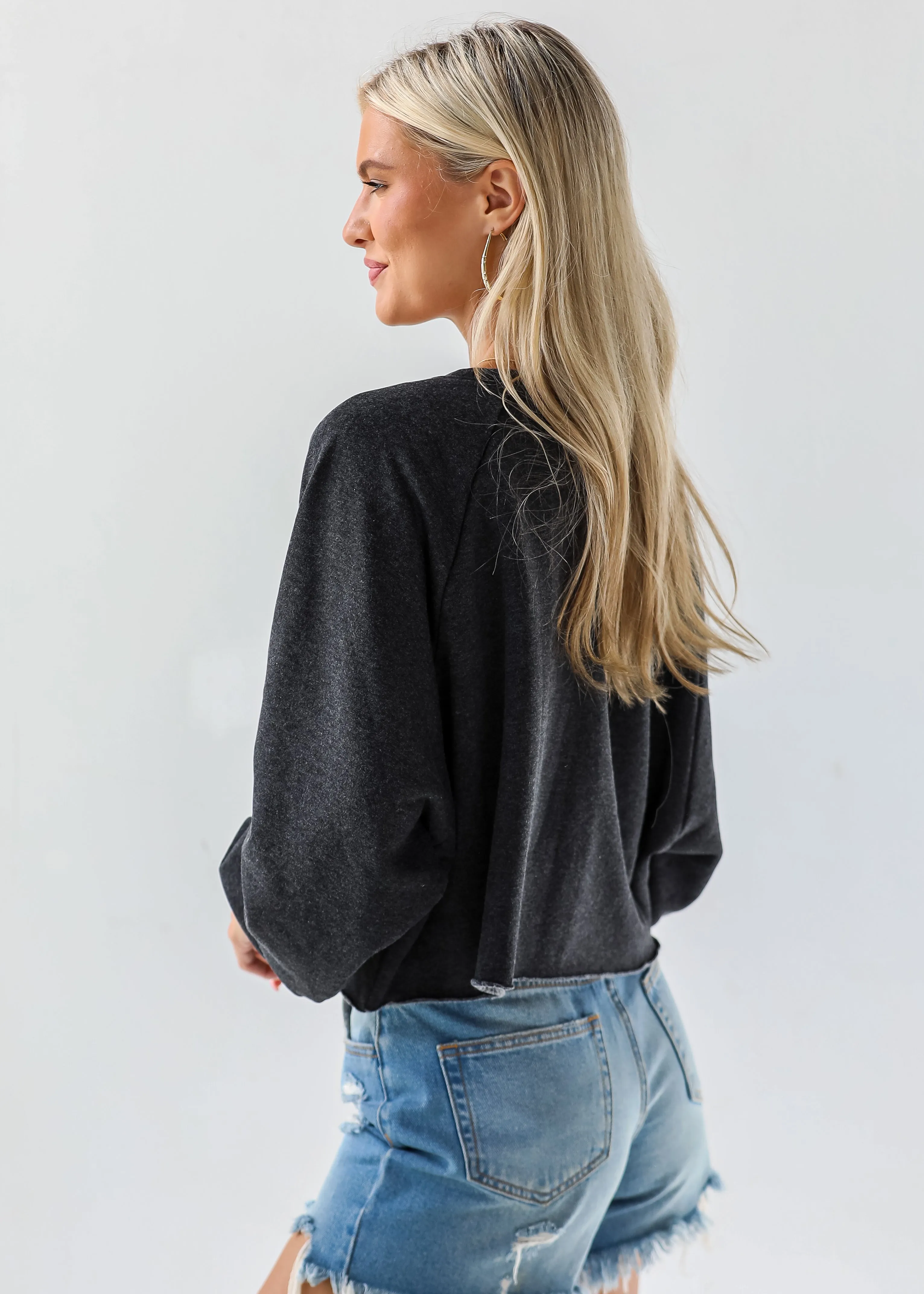 FINAL SALE - Coveted Ease Cropped Pullover - DU DEAL