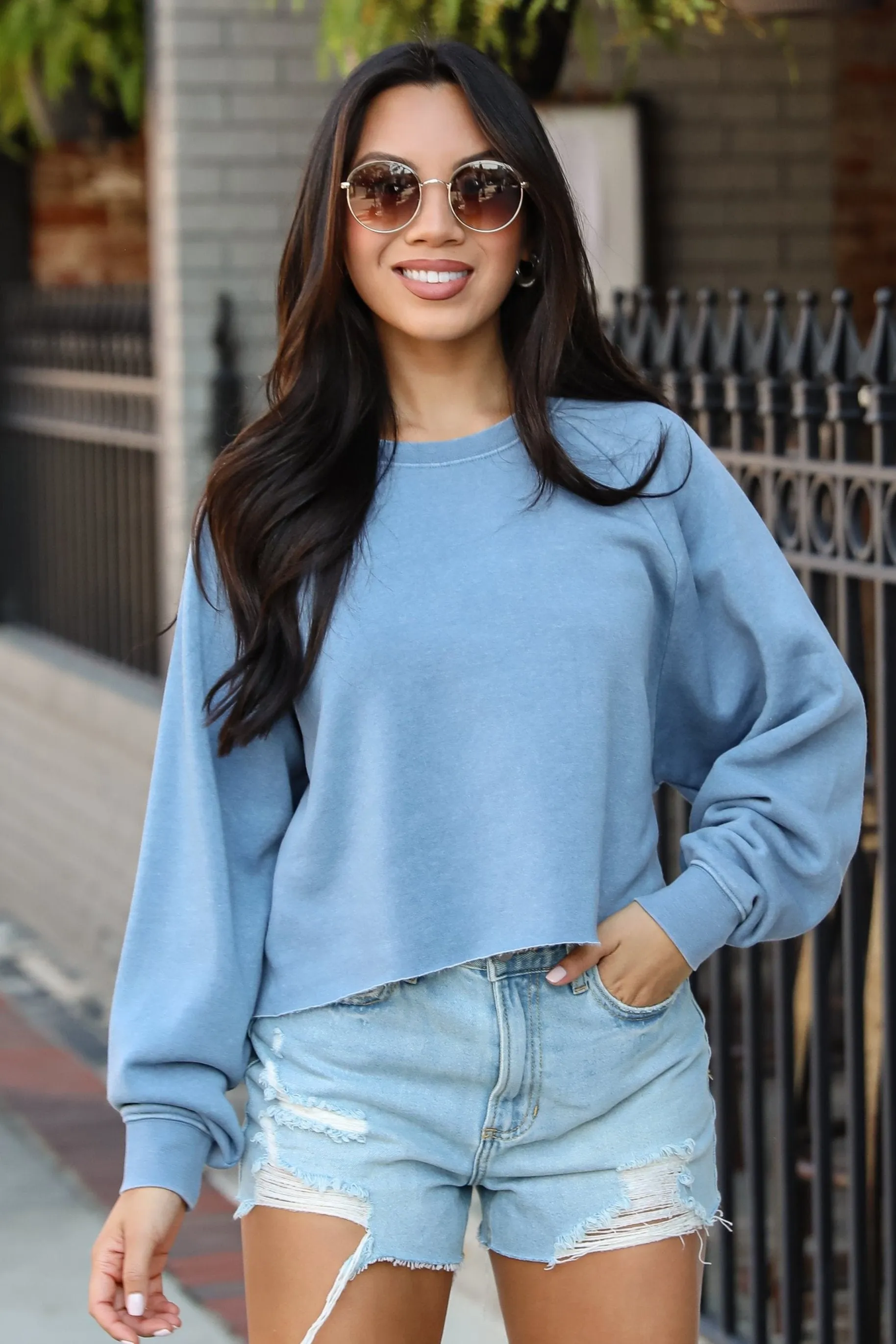 FINAL SALE - Coveted Ease Cropped Pullover - DU DEAL
