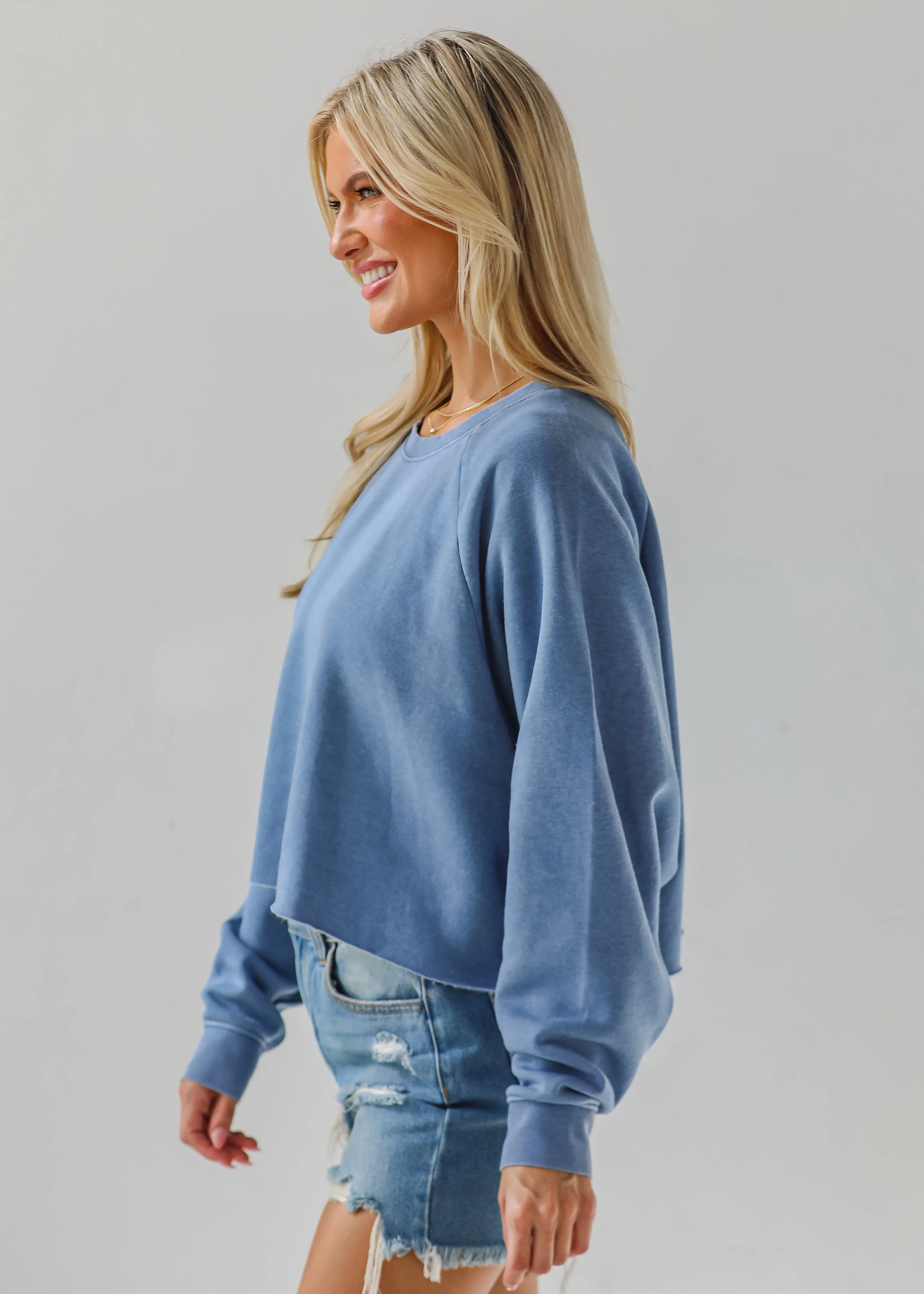 FINAL SALE - Coveted Ease Cropped Pullover - DU DEAL