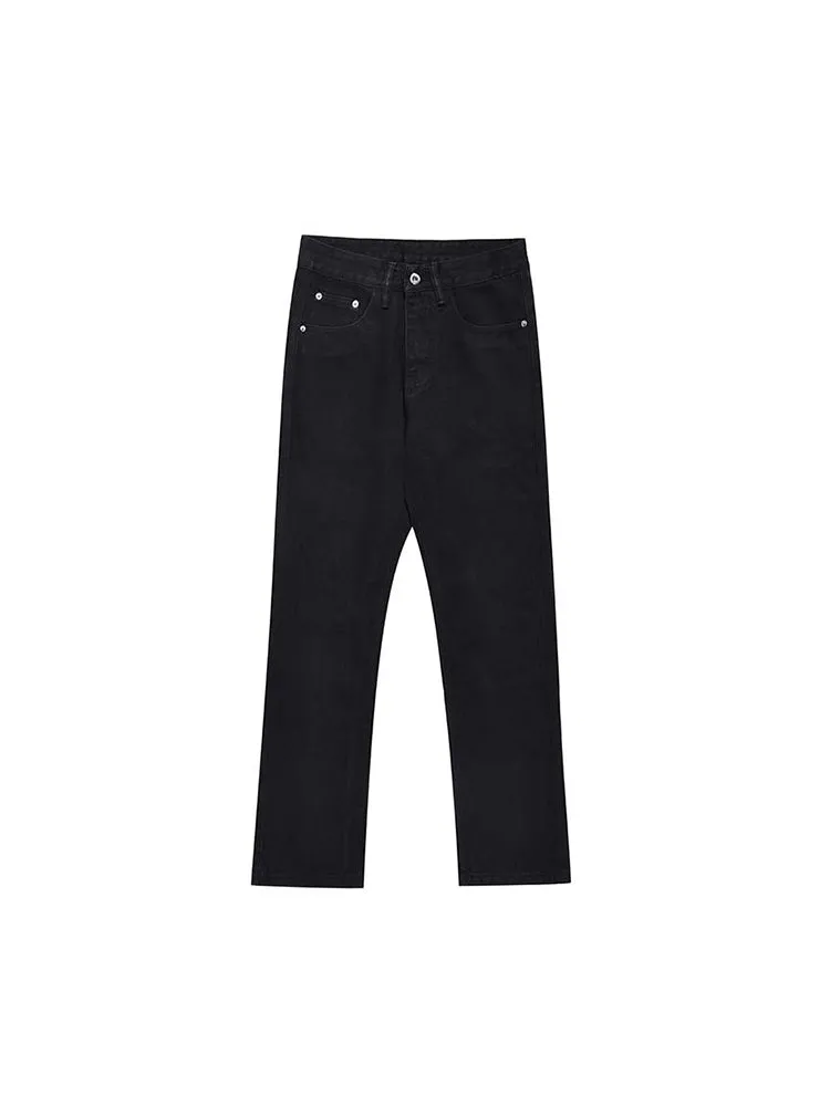 Flame Skull Slim Fit Jeans