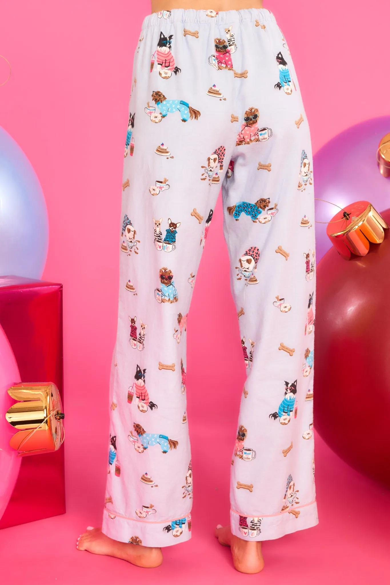 Flannels Sky Blue PJ Pants