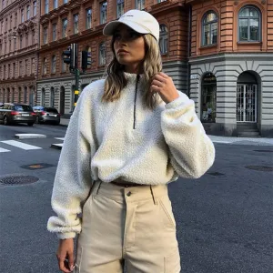 Fleece Zip-Up Top