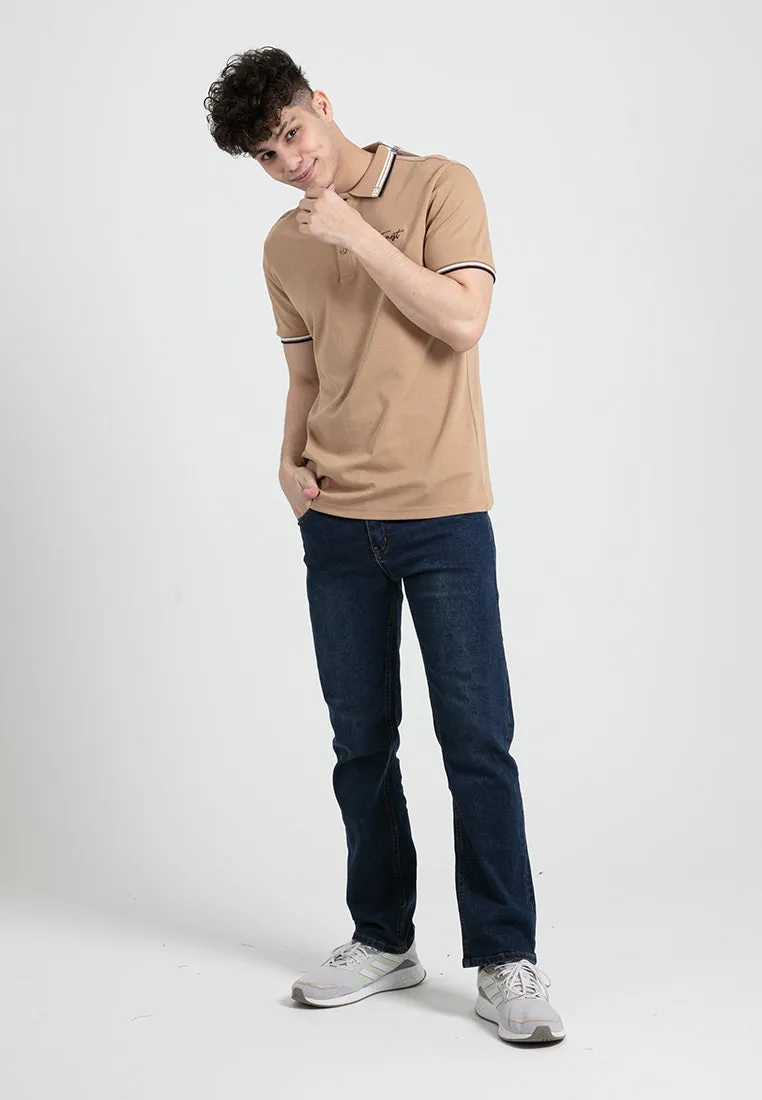 Forest Premium Weight Cotton Polo Tee 220gsm Interlock Knitted Polo T Shirt | Baju T Shirt Lelaki - 23902