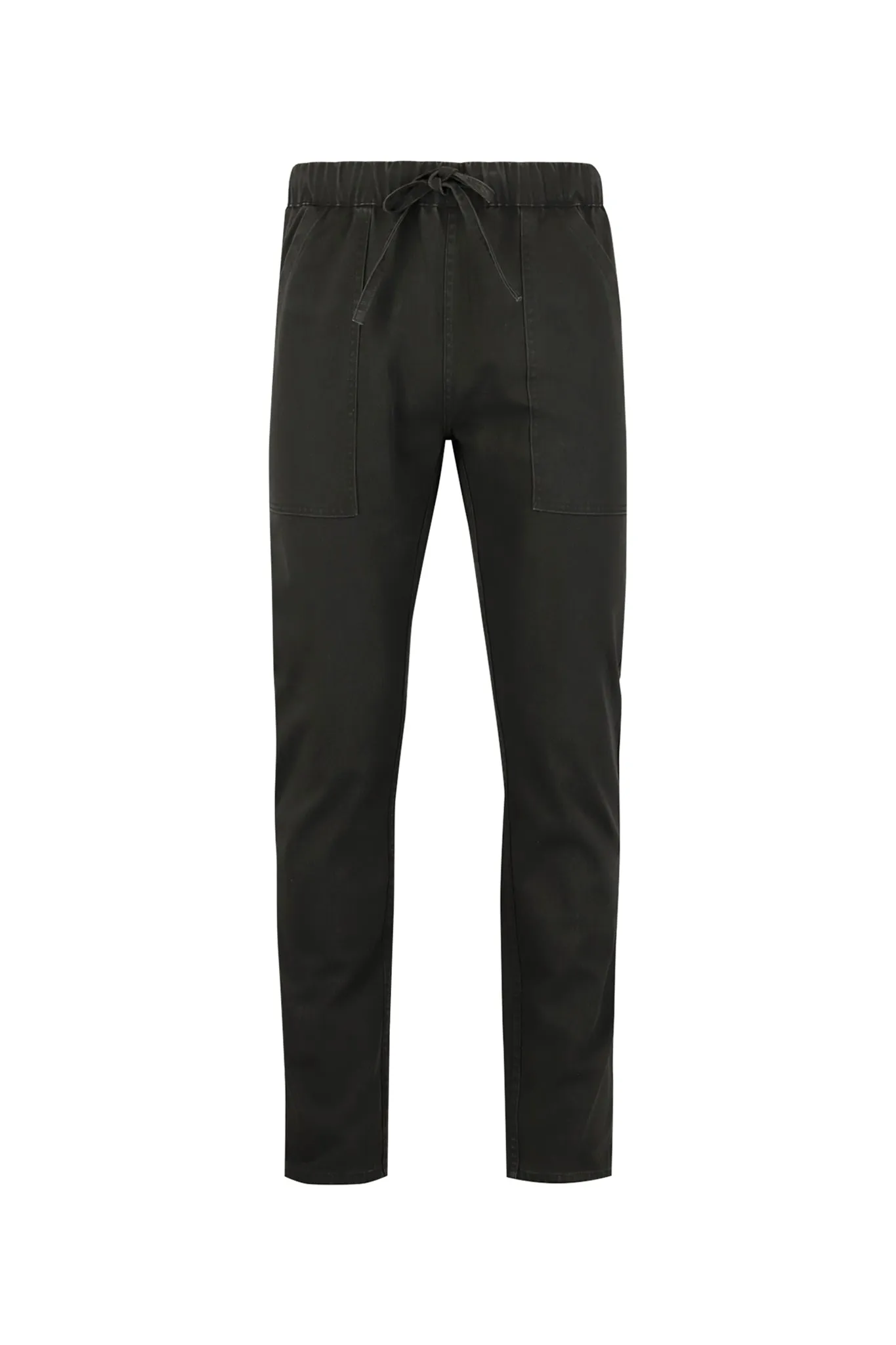Gallium Washed Cotton Twill Drawstring Pants