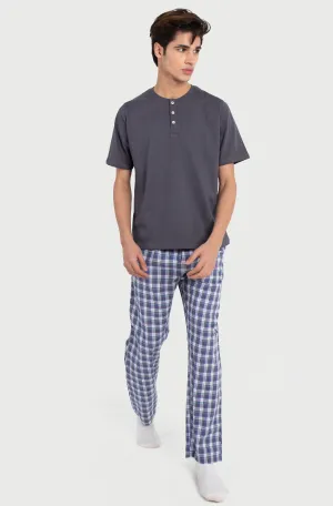 Grey tee & Duplin Check PJ