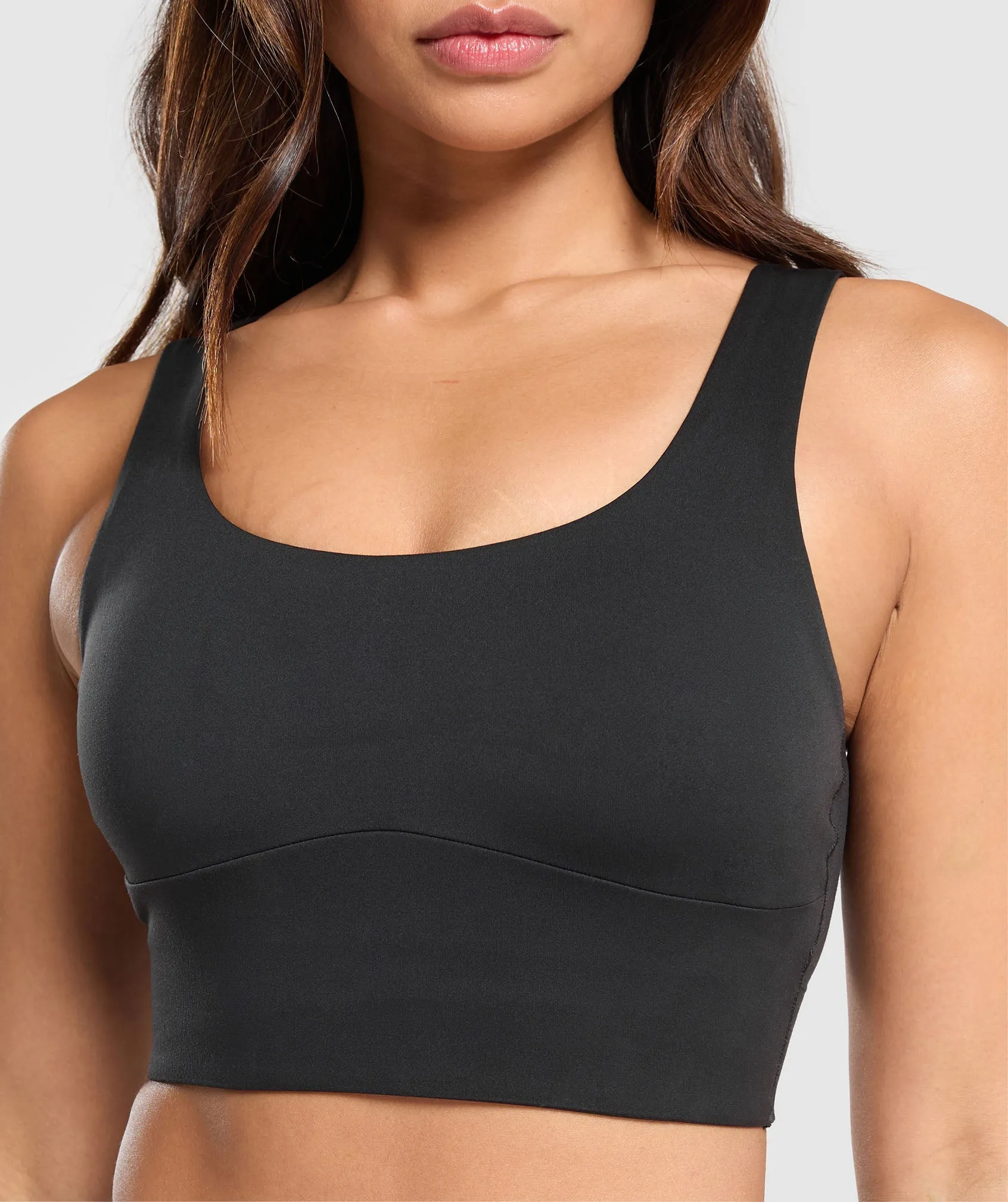Gymshark Longline Sports Bra - Black