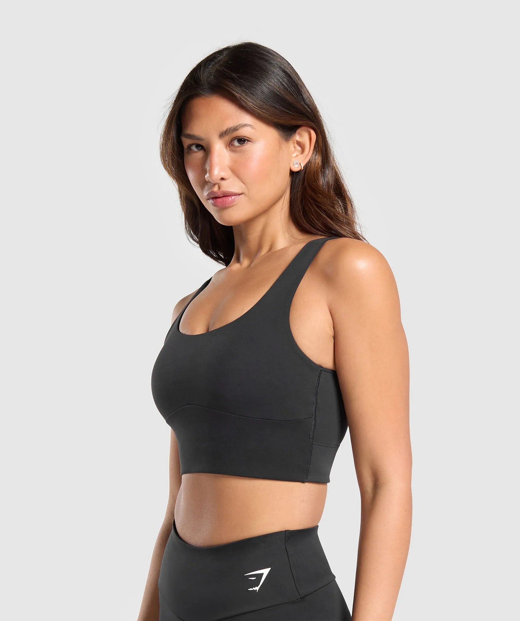 Gymshark Longline Sports Bra - Black