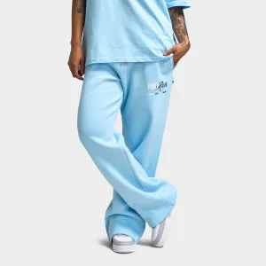 Hoodrich Women's Strike Wide Leg Joggers Clear Sky / White - Ombre Blue