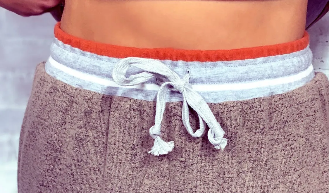 In The Moment Soft And Cozy Hacci Print Jogger (Bottoms Only)