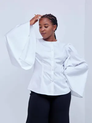 Izulu Rokka Top - White