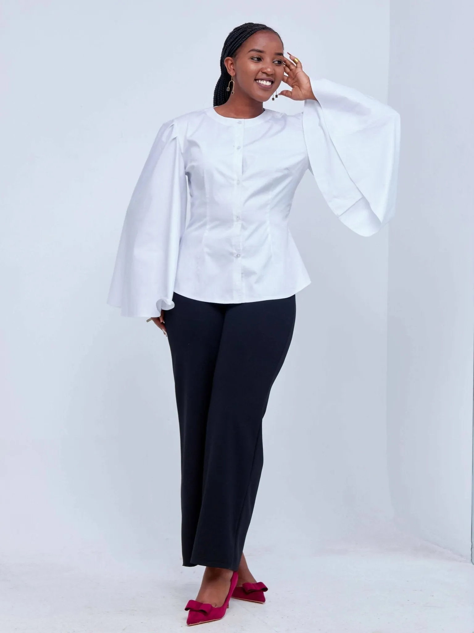 Izulu Rokka Top - White