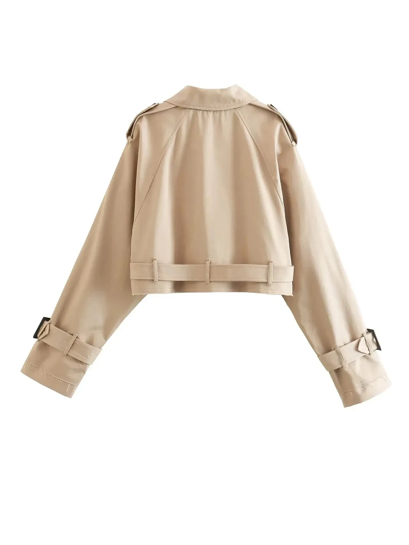 JANE | Cropped Trench Coat