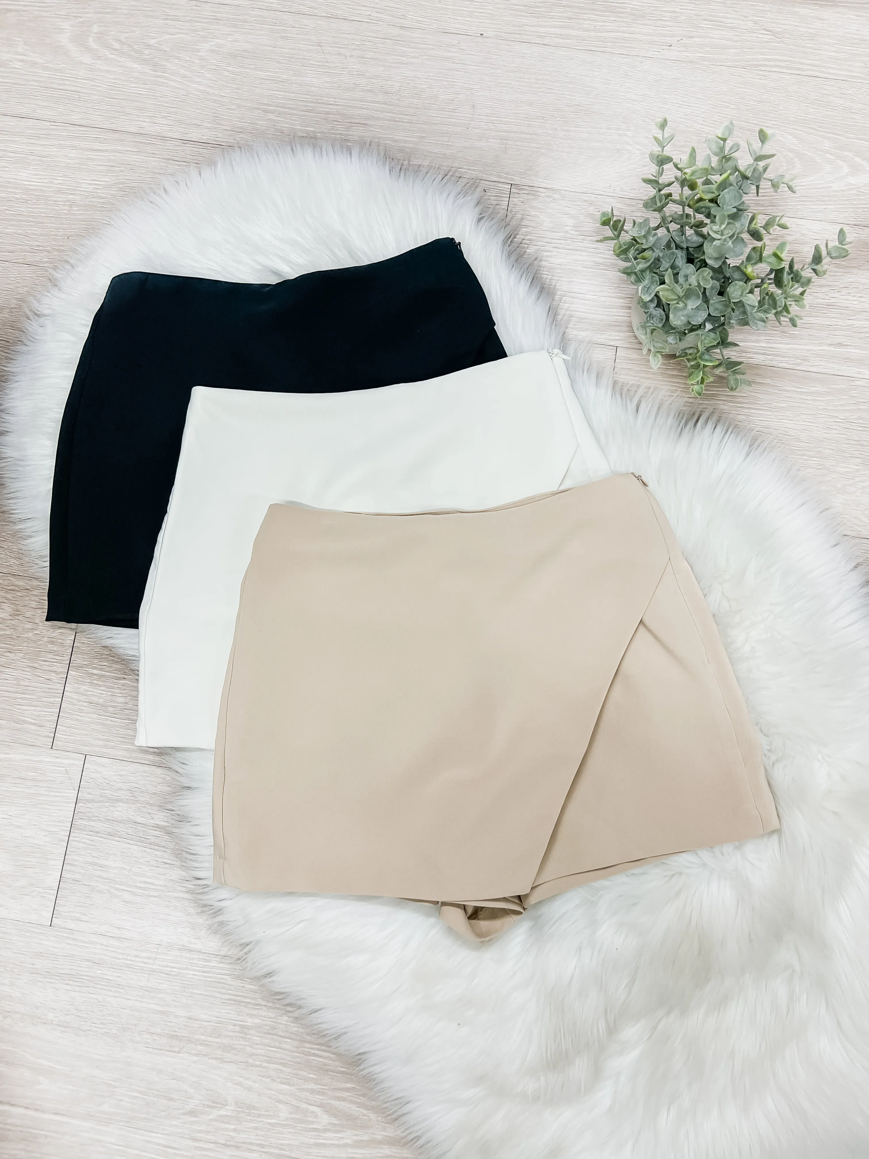 Lana Asymmetrical Shorts