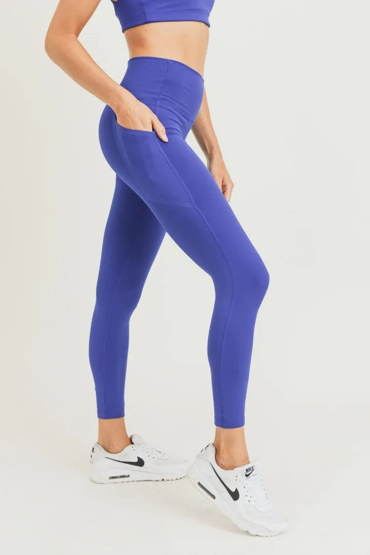 Laser Cut High Waist Leggings
