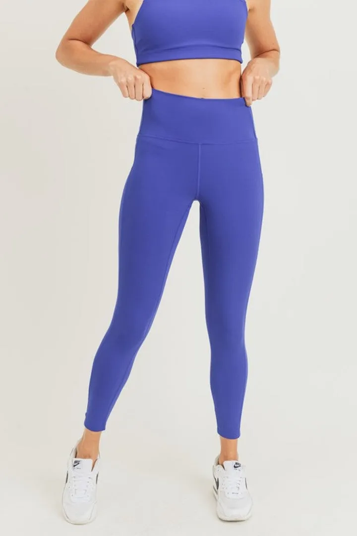 Laser Cut High Waist Leggings