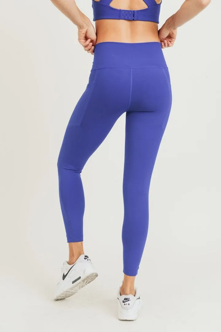 Laser Cut High Waist Leggings