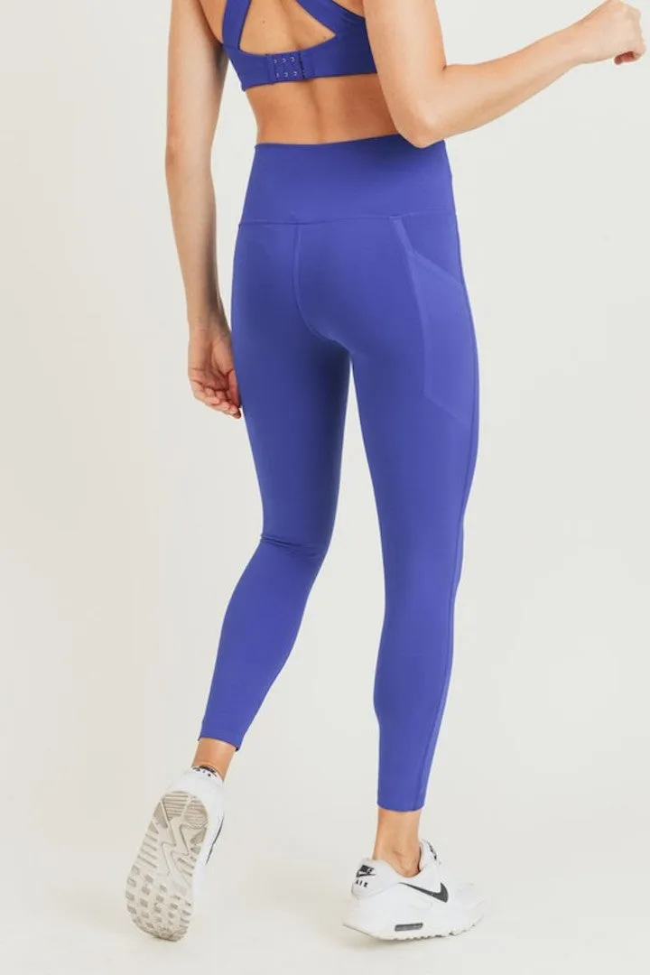 Laser Cut High Waist Leggings