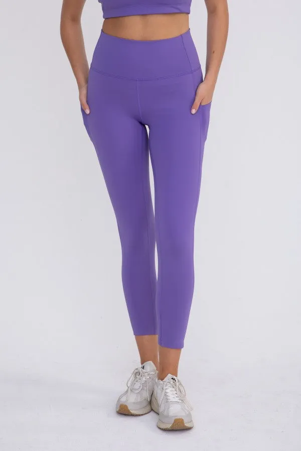 Laser Cut High Waist Leggings